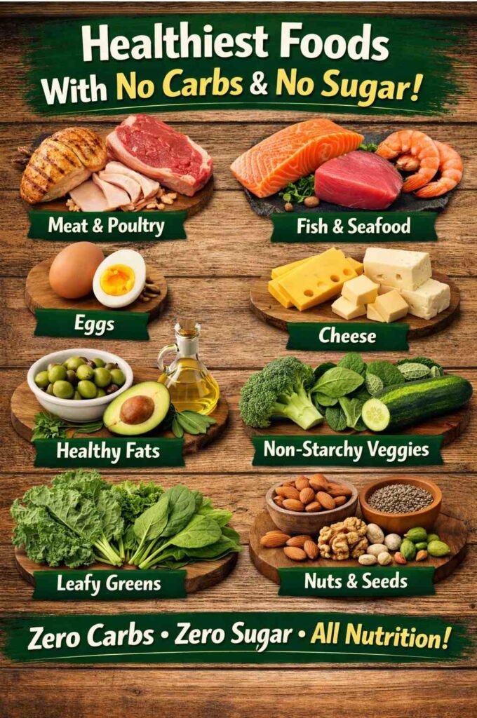NO CARBS & NO SUGAR
