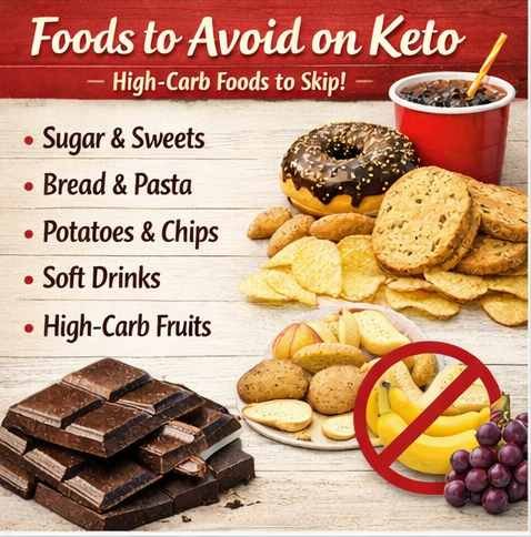 foods to avoid on keto 