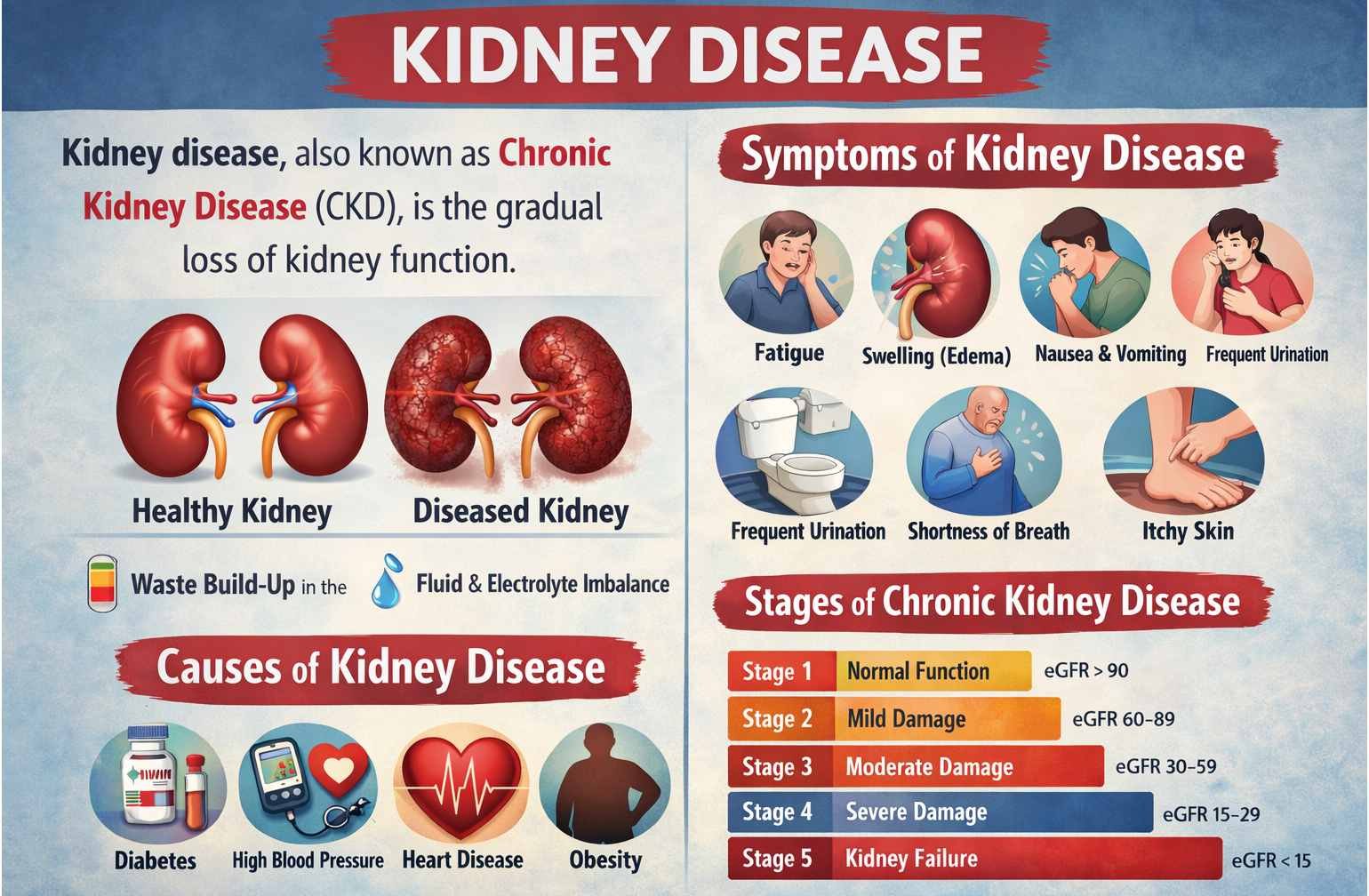 KIDNEY DISEASE - 7 Visible Signs of Kidney Disease You Shouldn't Ignore ...
