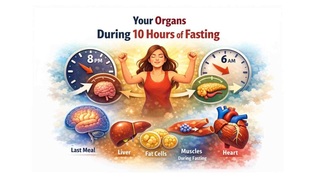 Organs During 10 Hours of Fasting